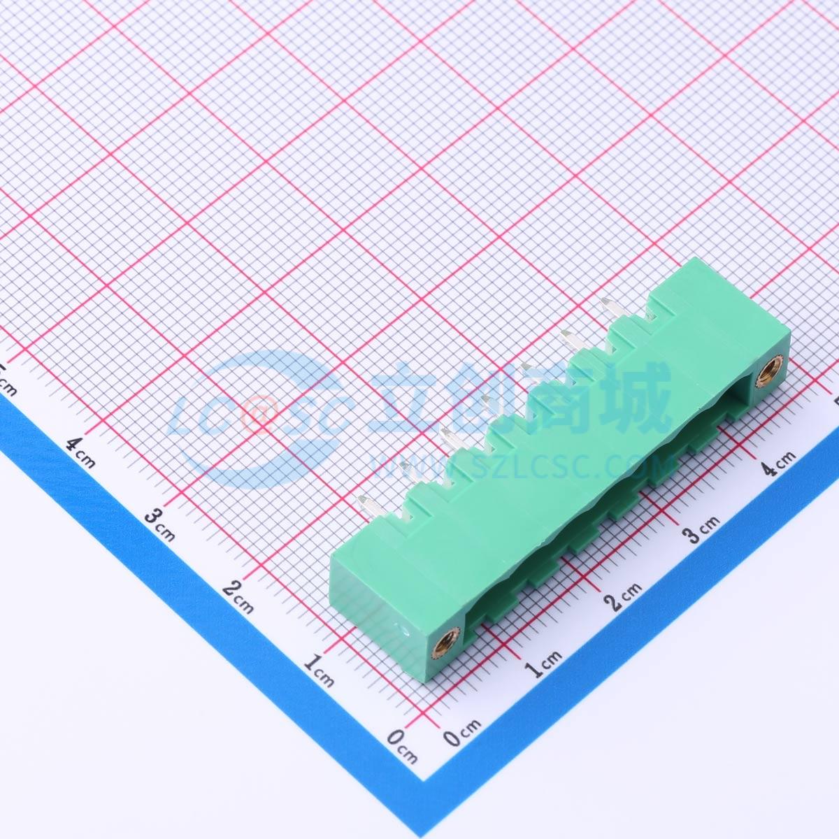 点击查看大图 MX2EDGVM-5.08-07P-GN01-Cu-A实物图