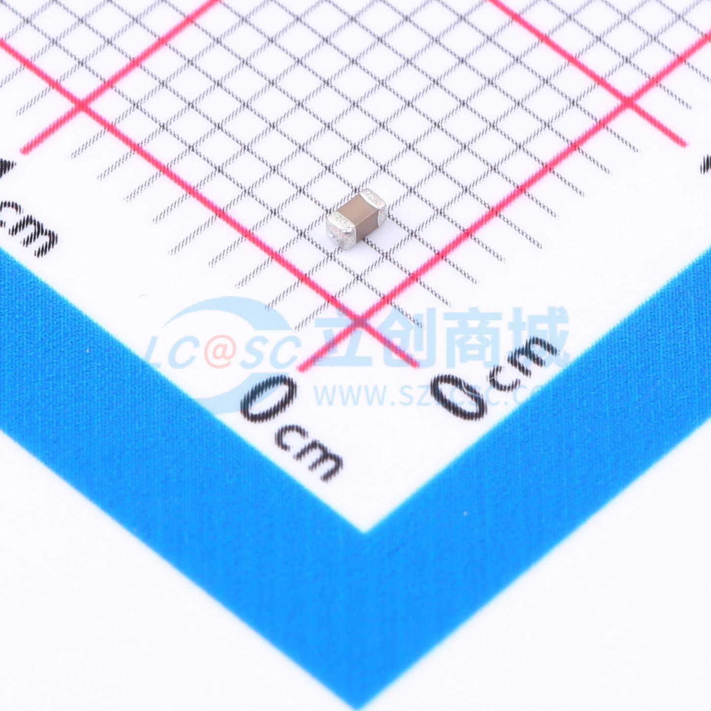 点击查看大图 TCC0603X7R821M500CT实物图