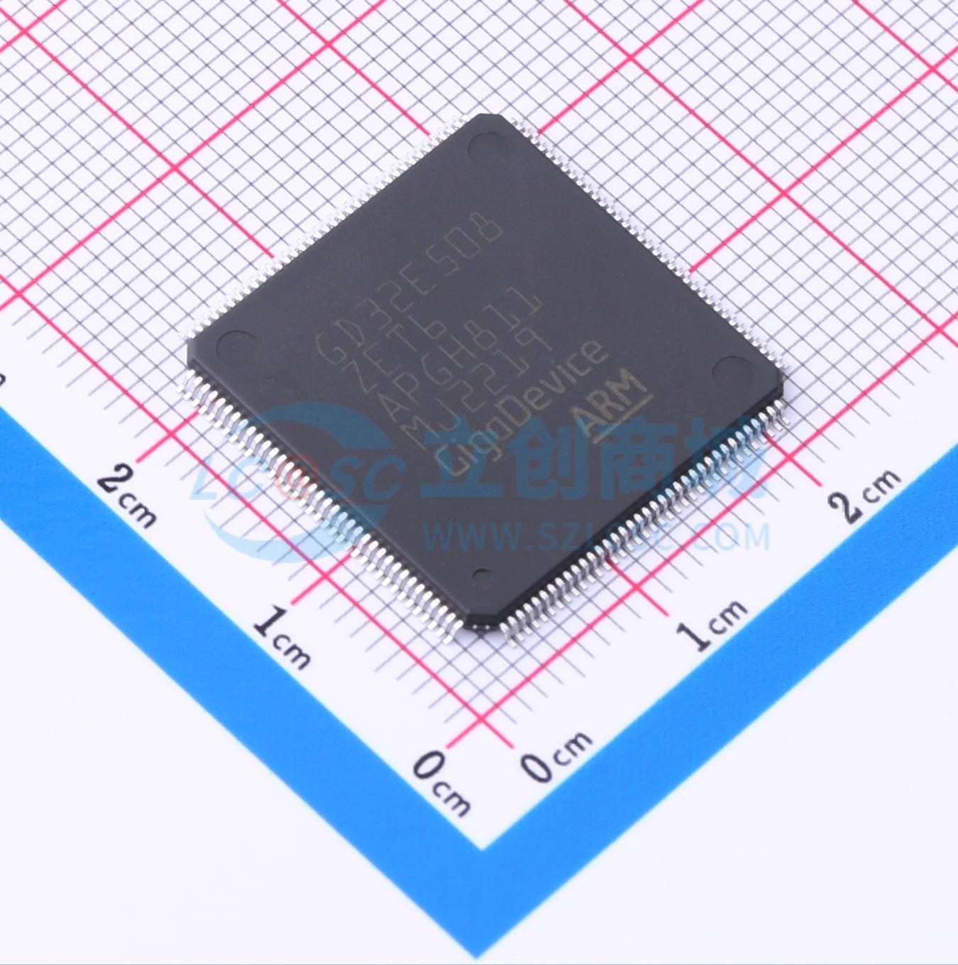 点击查看大图 GD32E508ZET6实物图