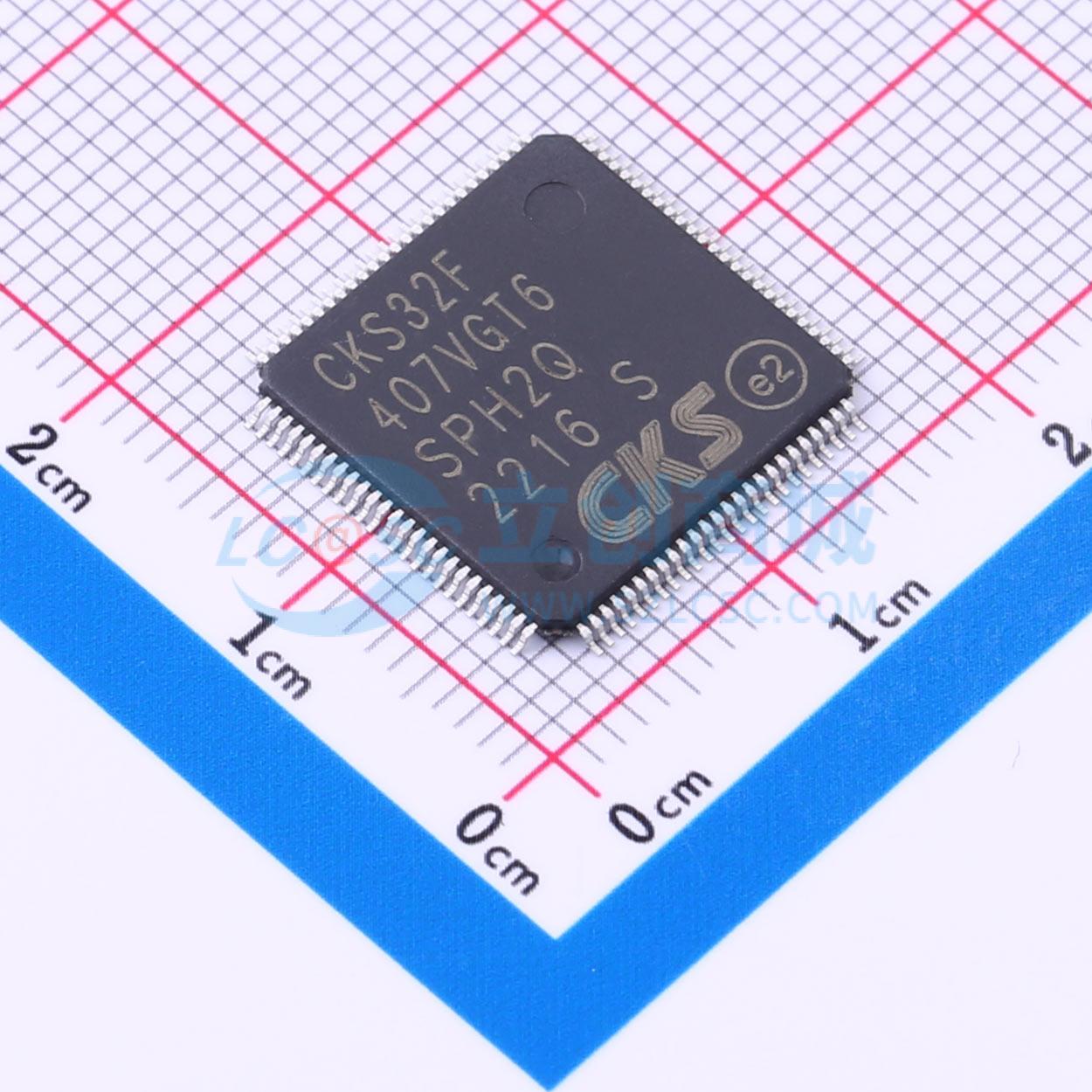 CKS32F407VGT6实物图
