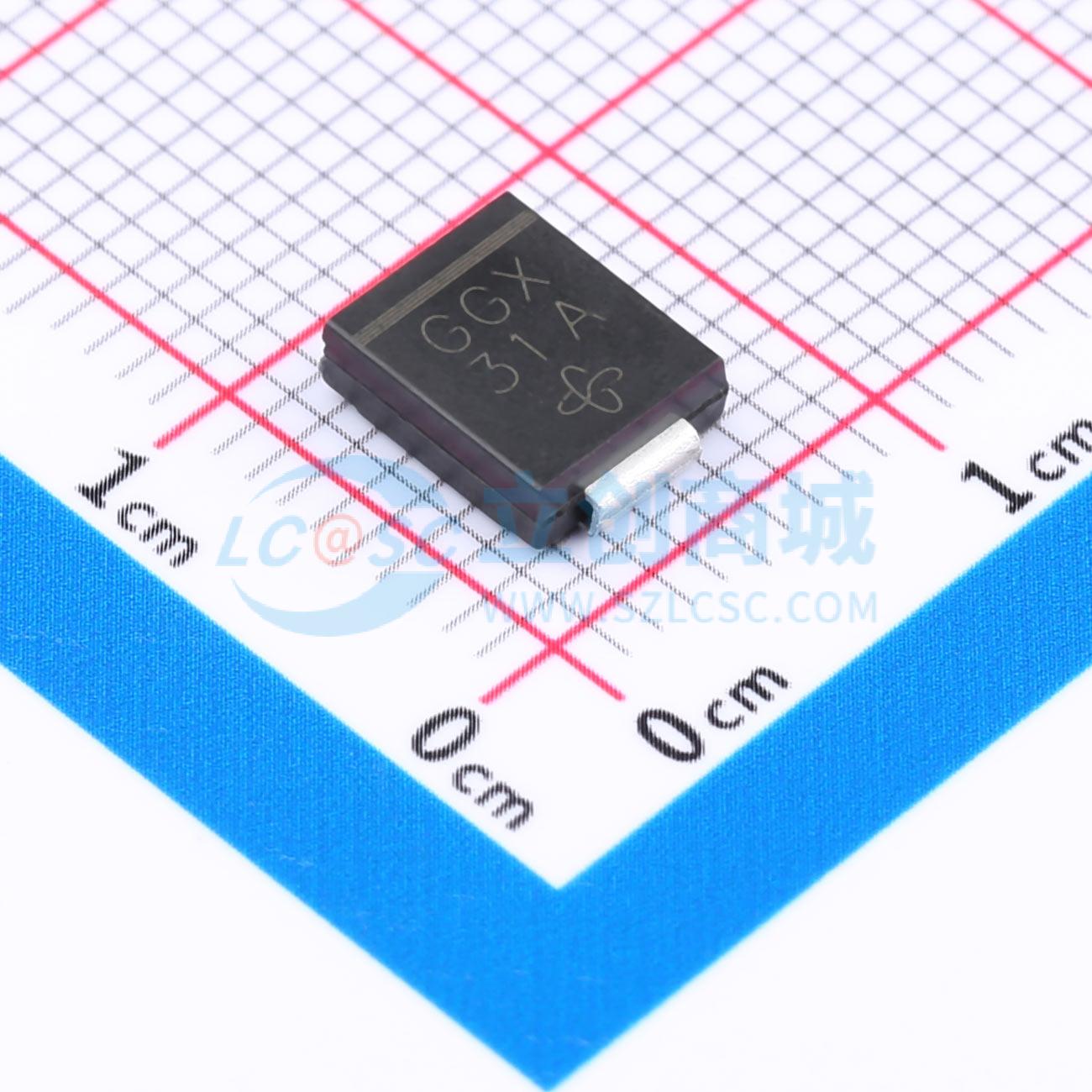 点击查看大图 SMCJ90A-E3/57T实物图