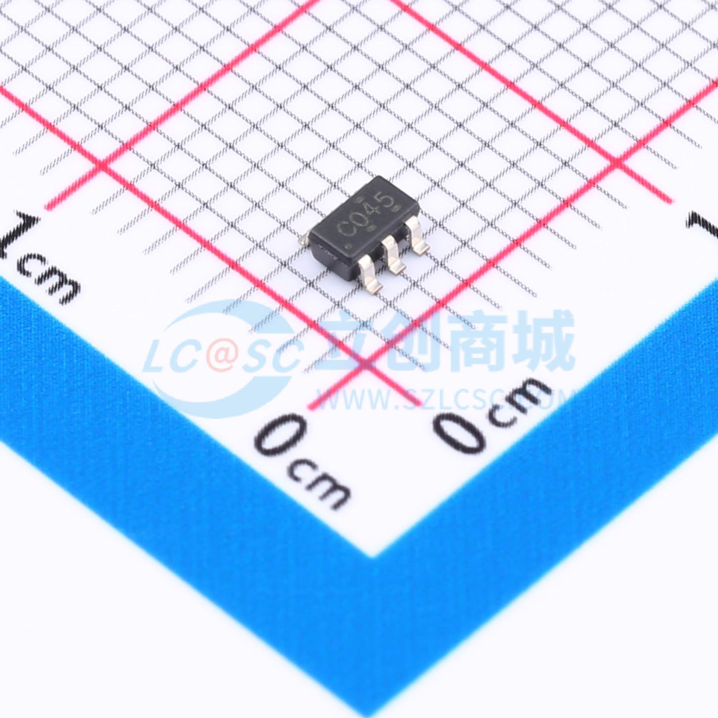 SN74LVC2G04DBVT实物图