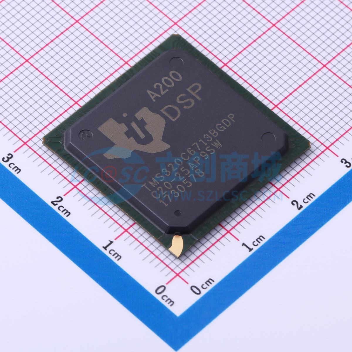 点击查看大图 TMS32C6713BGDPA200实物图