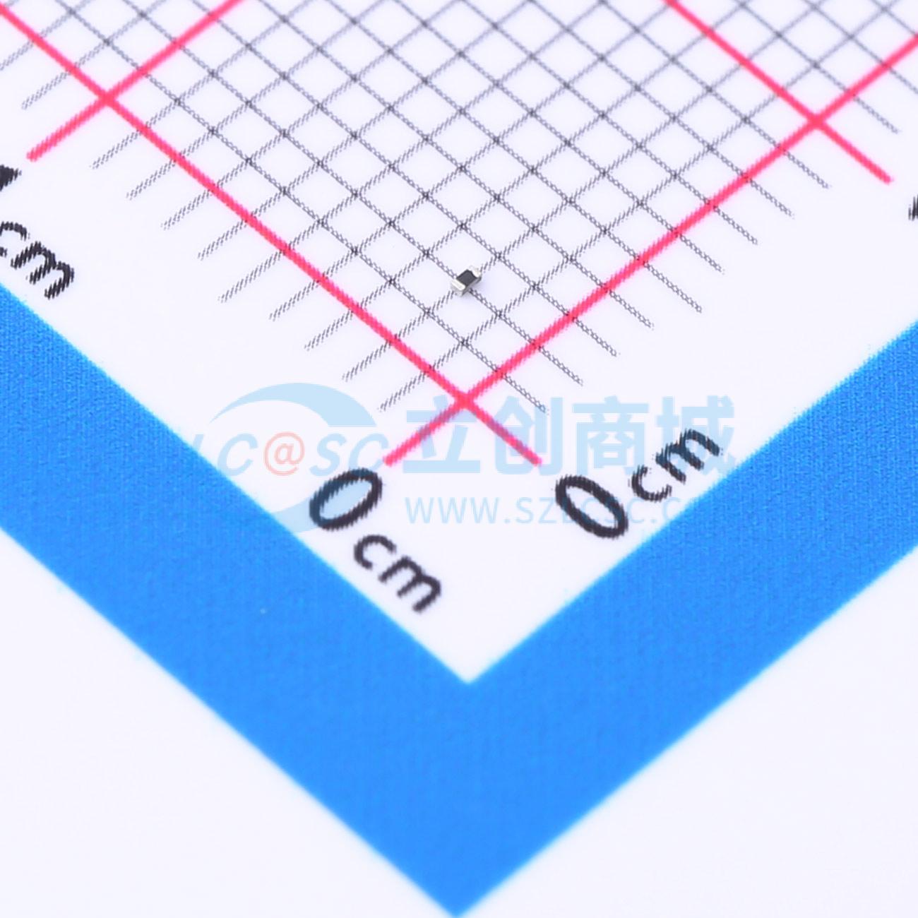 点击查看大图 RC0201JR-071KL实物图