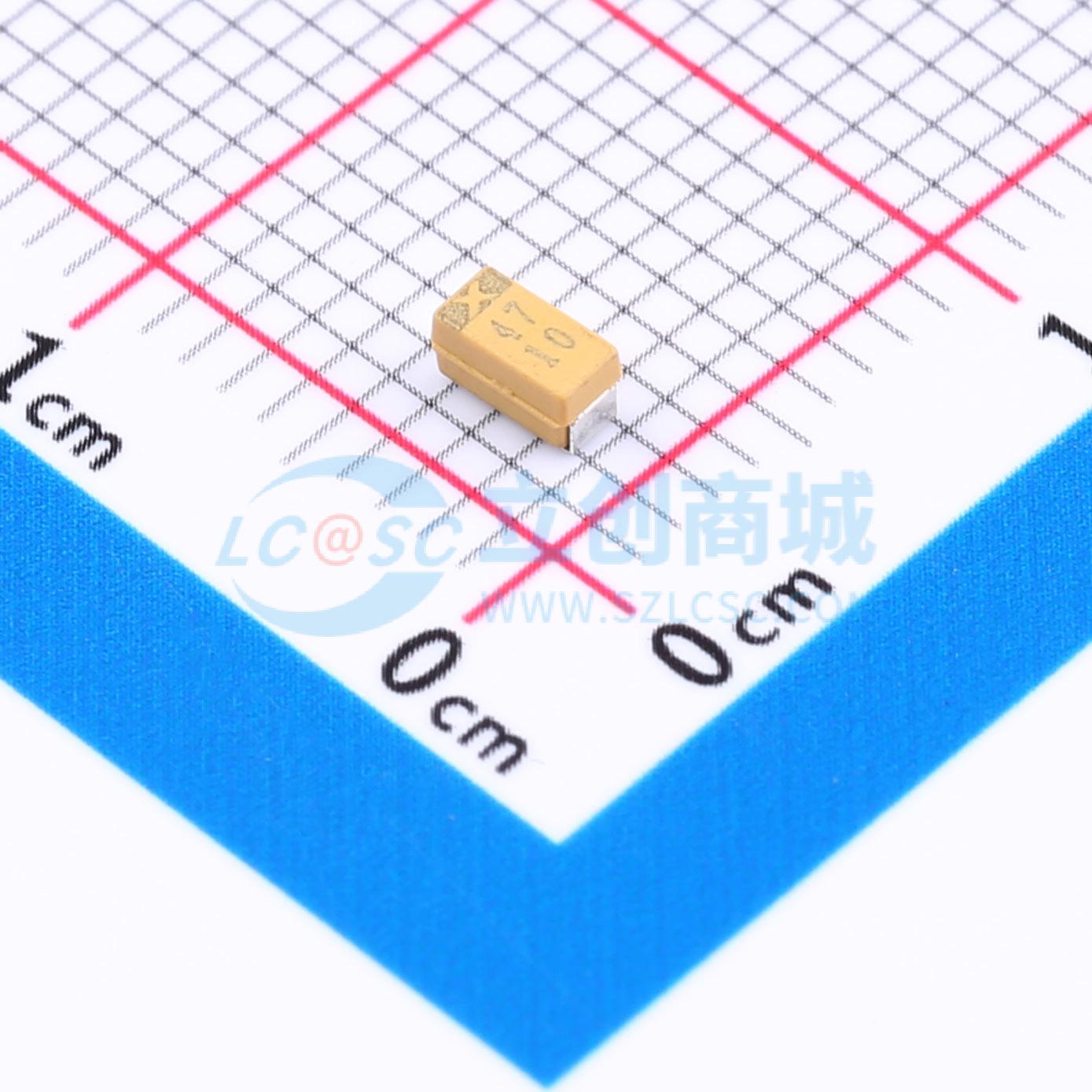 点击查看大图 CA45A-A-10V-47uF-M实物图
