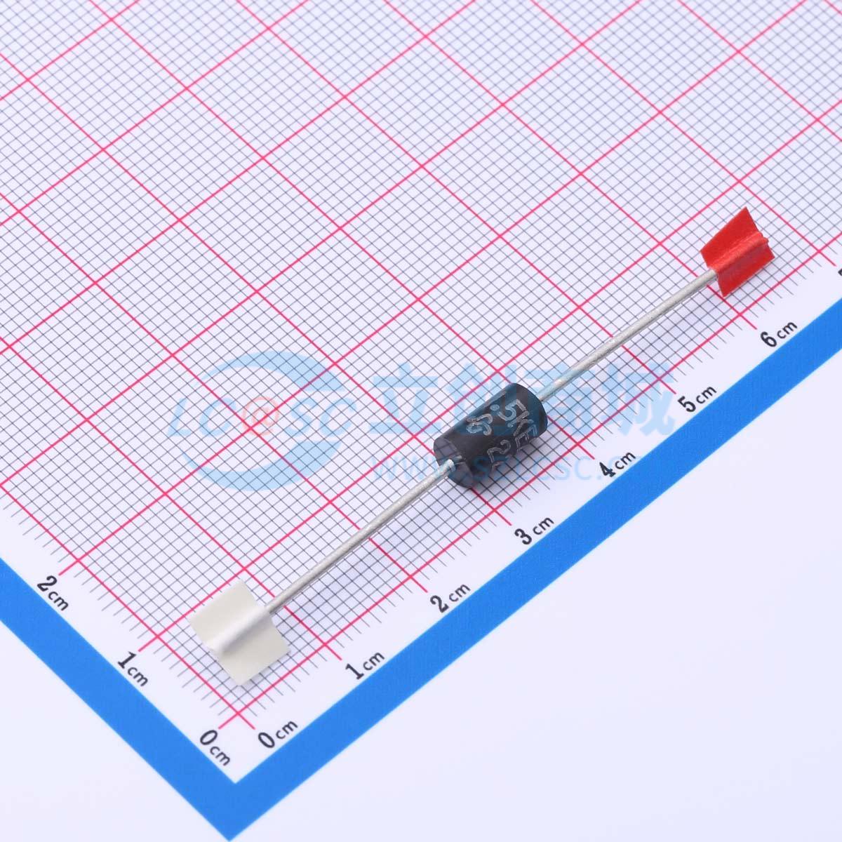 点击查看大图 1.5KE27CA-E3/54实物图