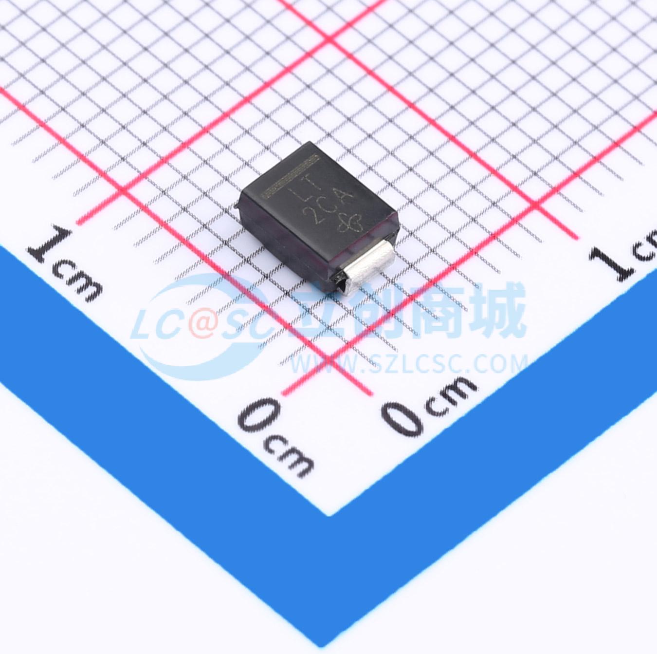 点击查看大图 SMBJ18A-E3/5B实物图