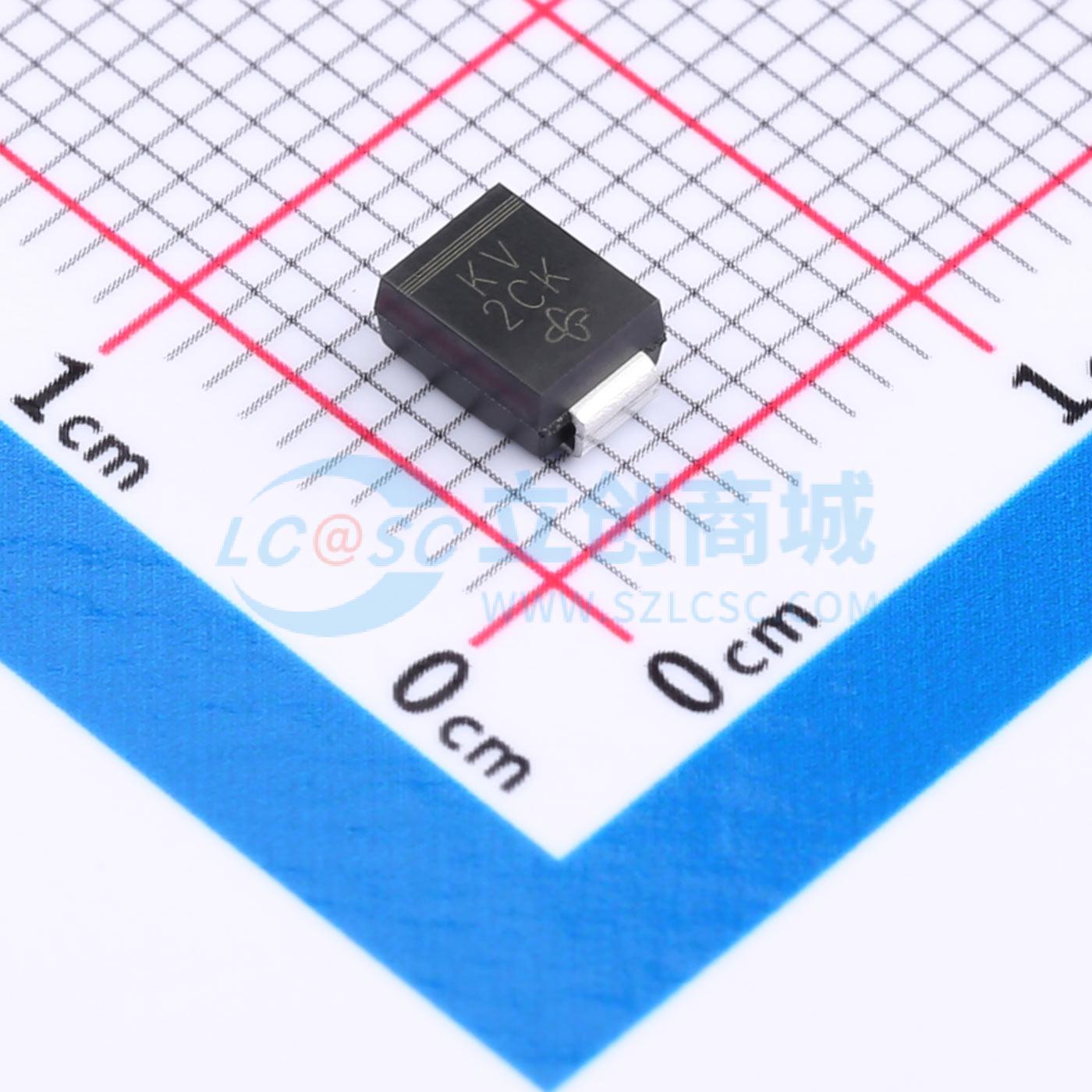 点击查看大图 SMBJ9.0A-E3/52实物图
