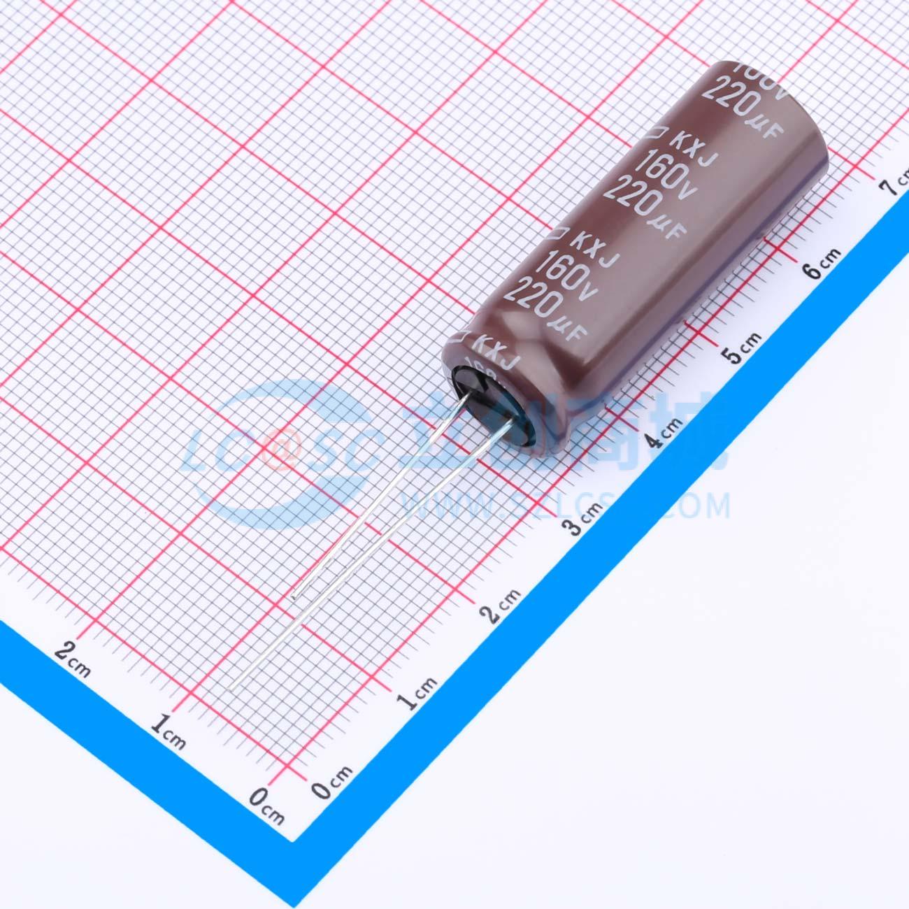 EKXJ161ELL221MK35S实物图