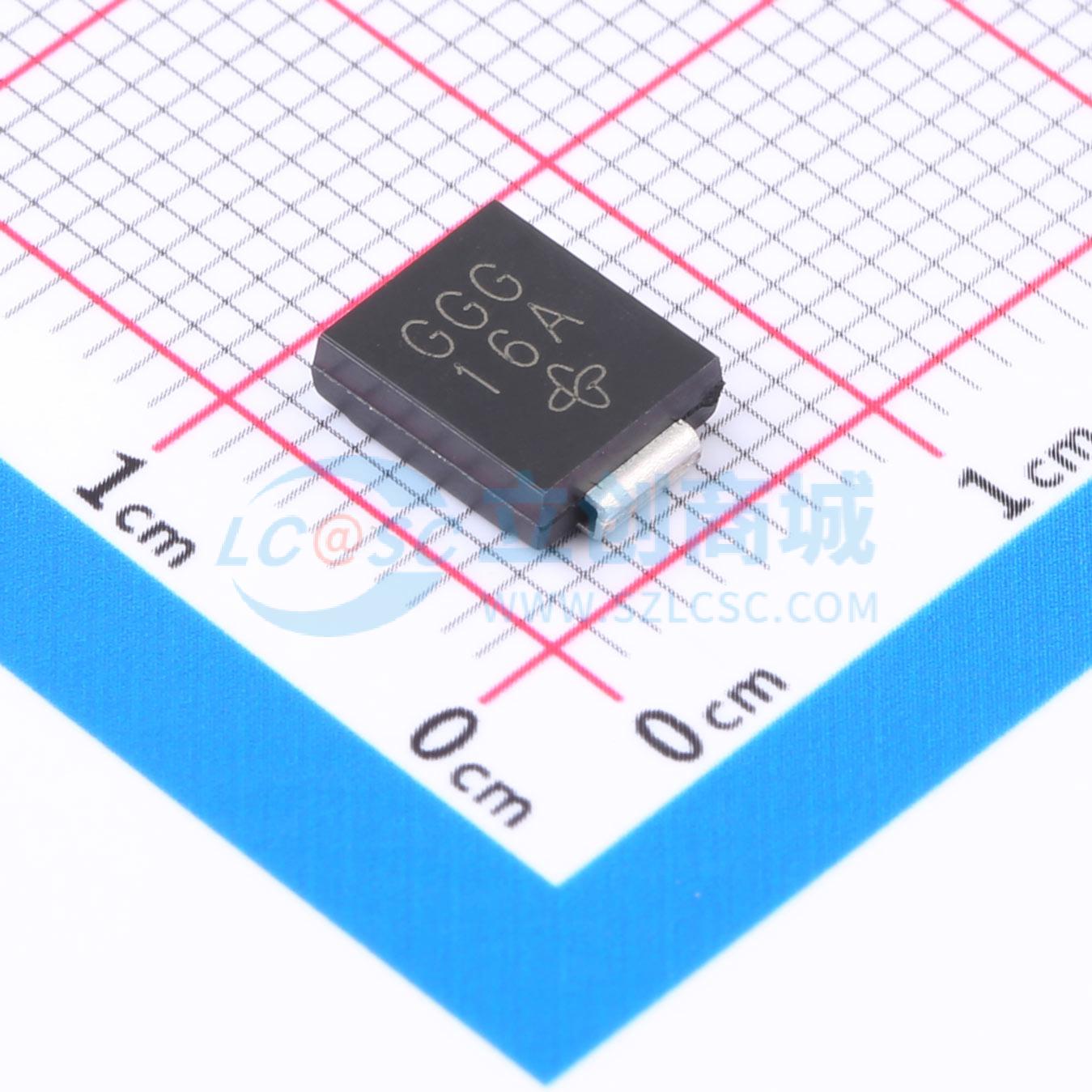 点击查看大图 SMCJ58CA-E3/57T实物图