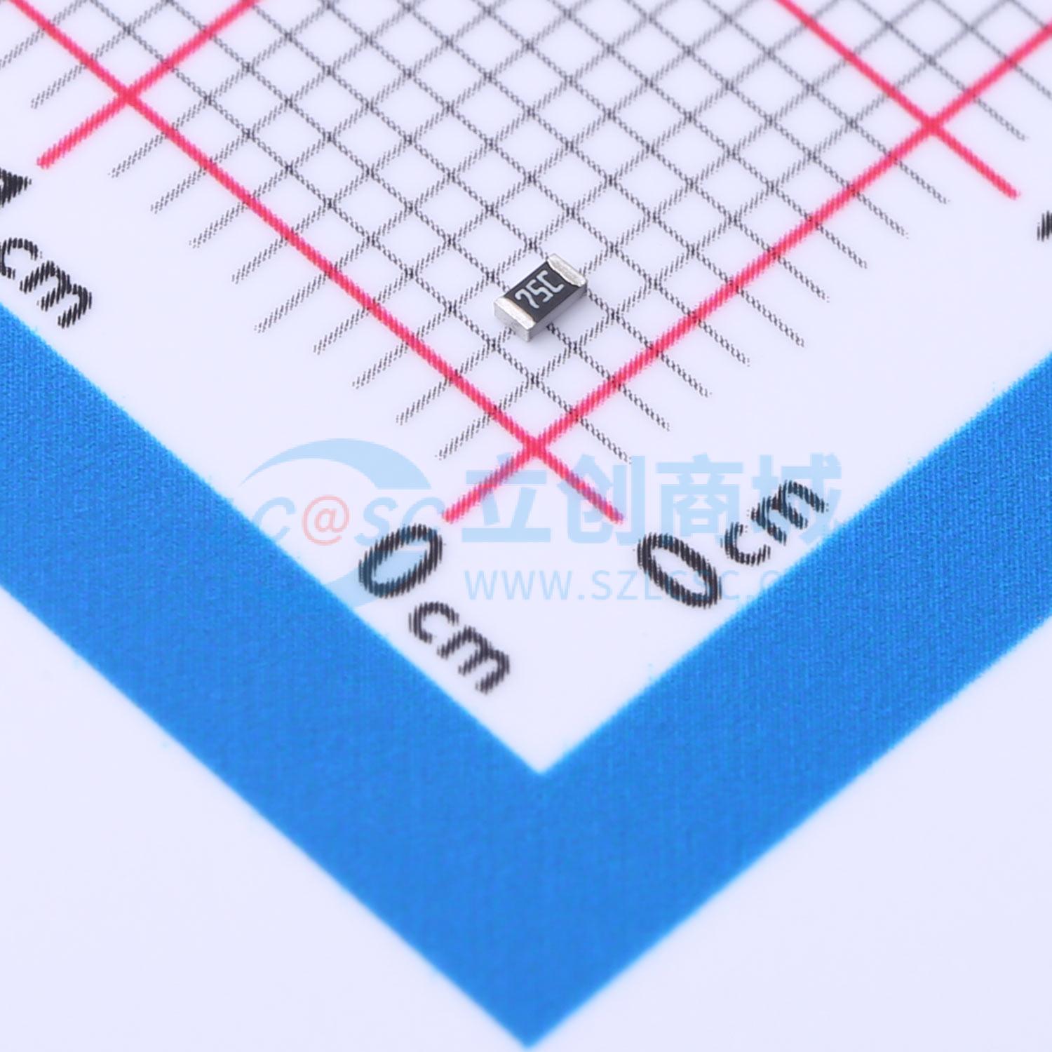 点击查看大图 RT0603BRE0759KL实物图