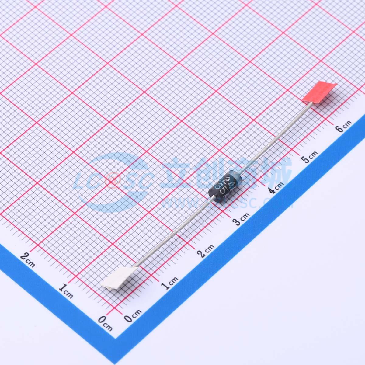 点击查看大图 P6KE24A-E3/54实物图