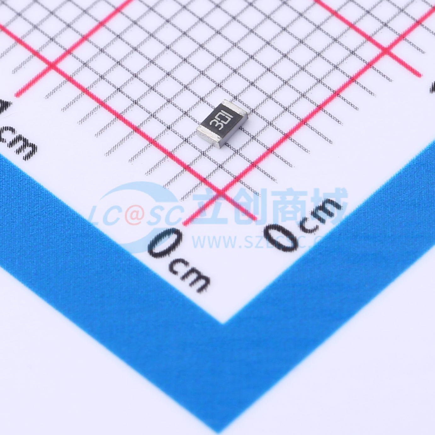 点击查看大图 RMC 0805 300R J N实物图
