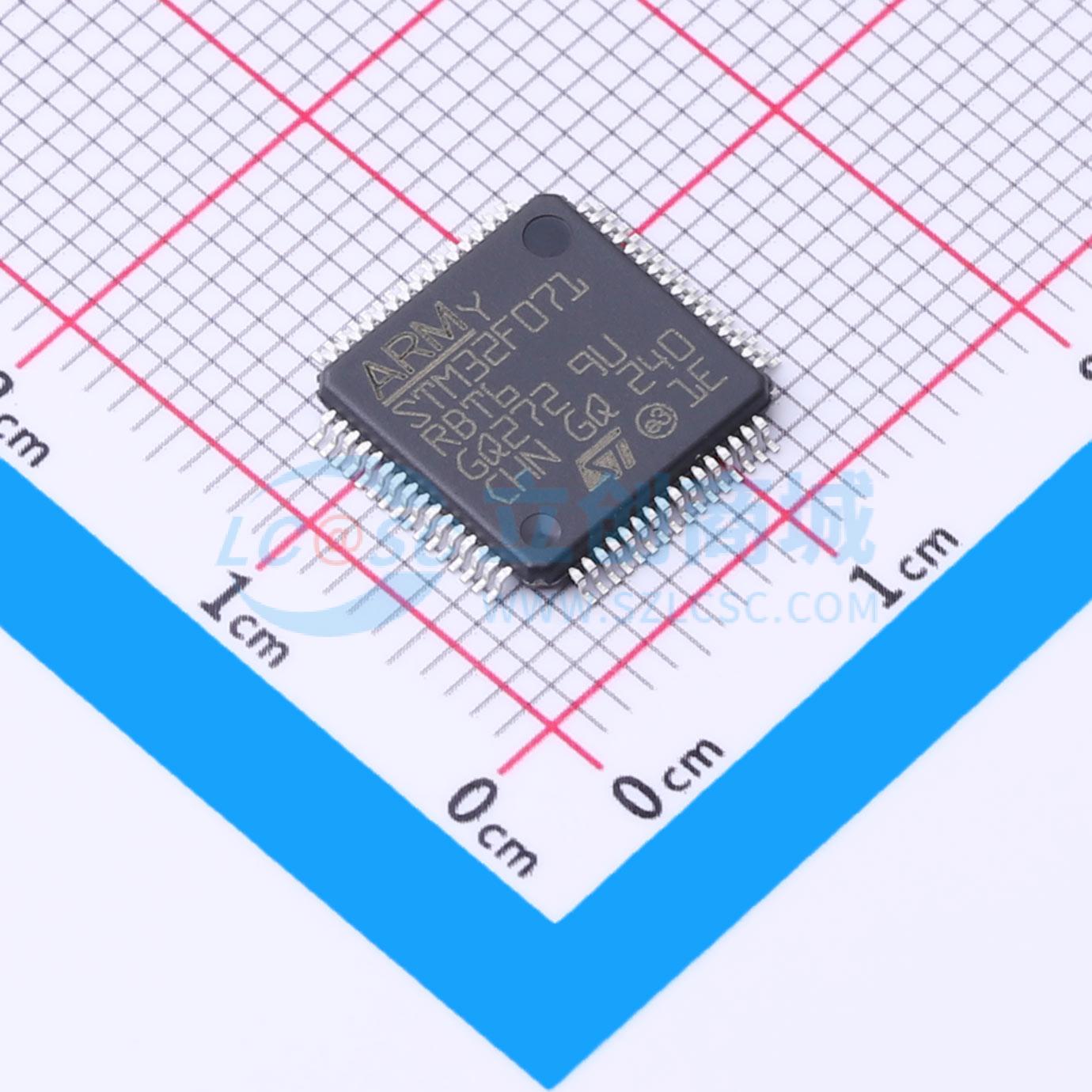 STM32F071RBT6TR实物图