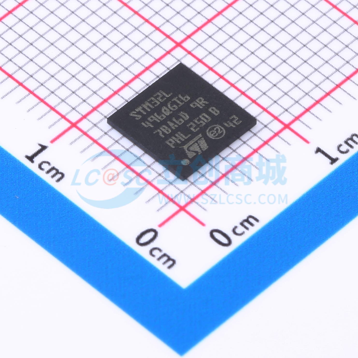 点击查看大图 STM32L496QGI6实物图