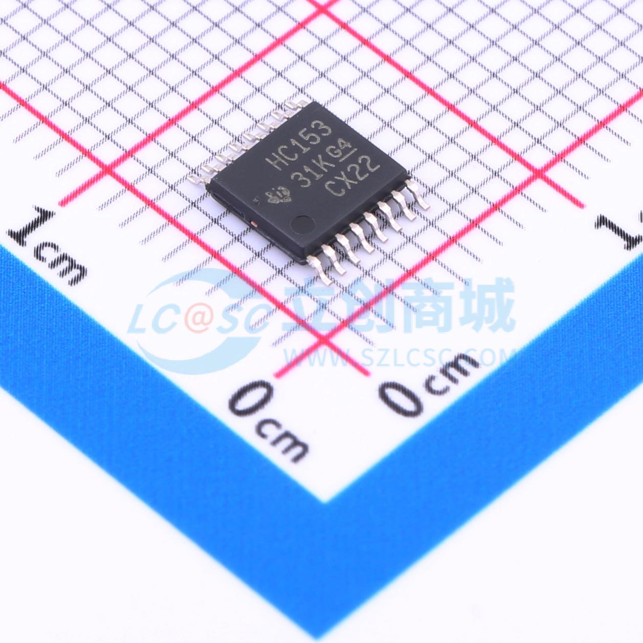 点击查看大图 SN74HC153PWR实物图