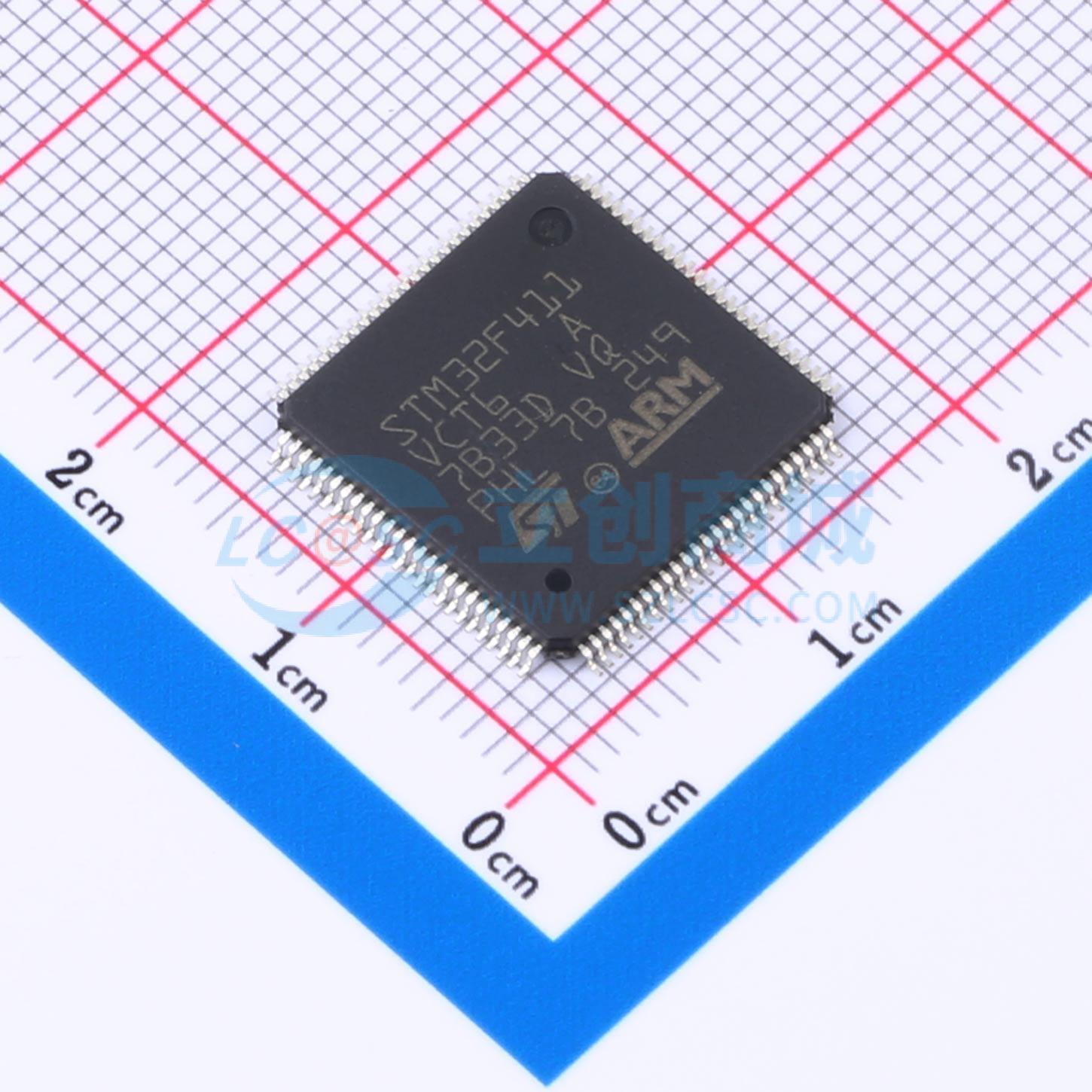 点击查看大图 STM32F411VCT6实物图