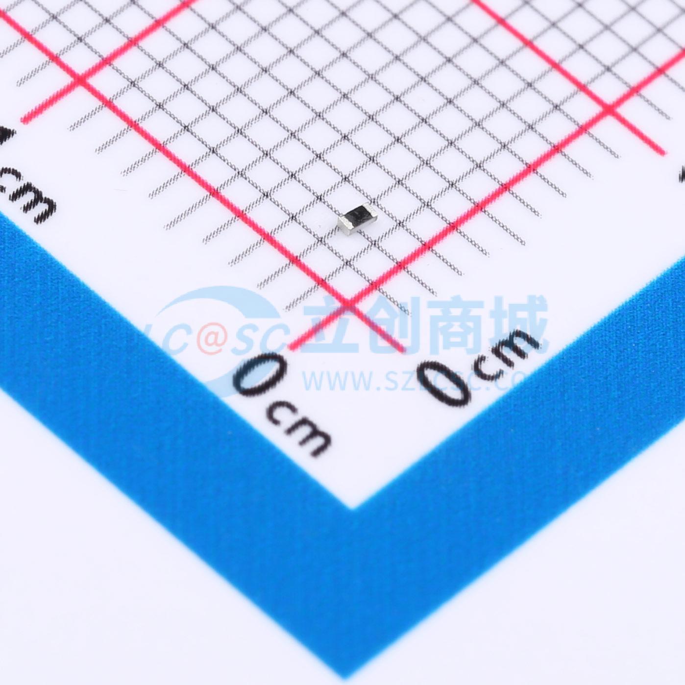 点击查看大图 CRCW0402174RFKED实物图
