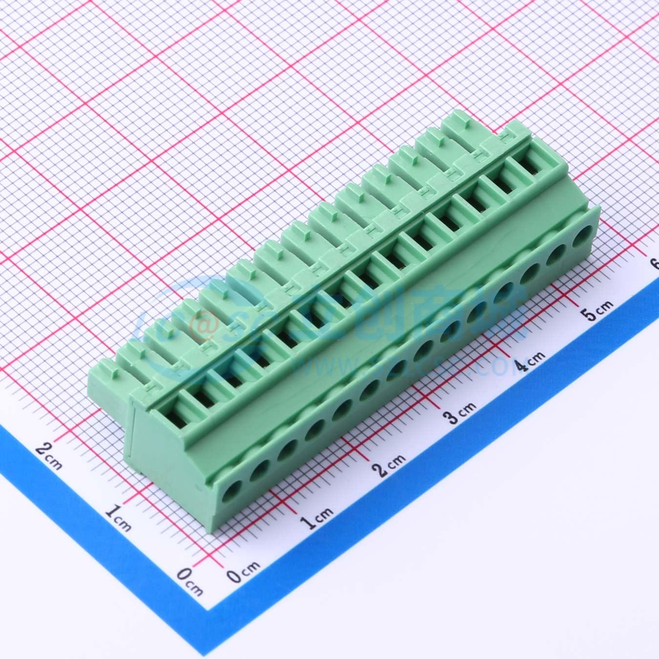 DB2EKA-3.81-14P-GN-S实物图
