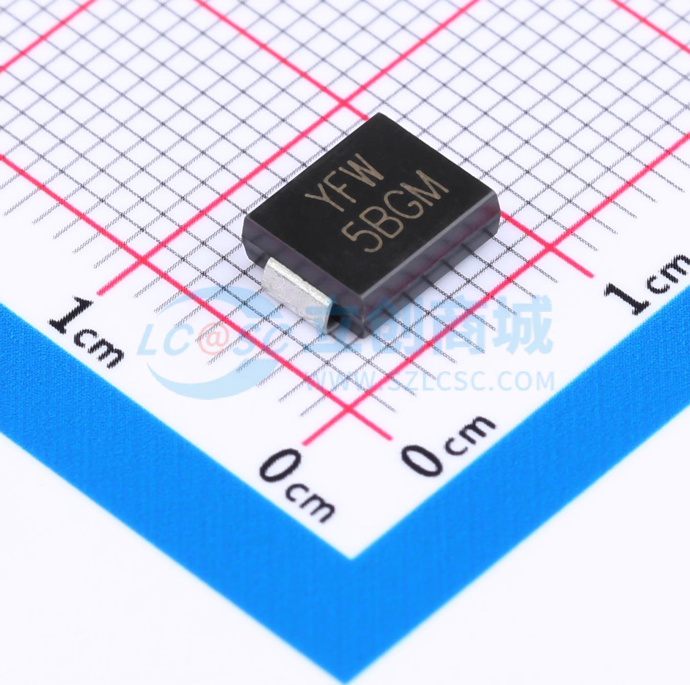 点击查看大图 5.0SMDJ64CA实物图