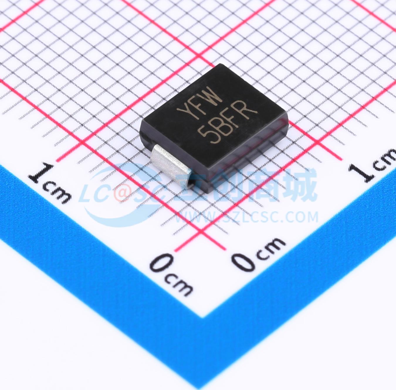 点击查看大图 5.0SMDJ40CA实物图