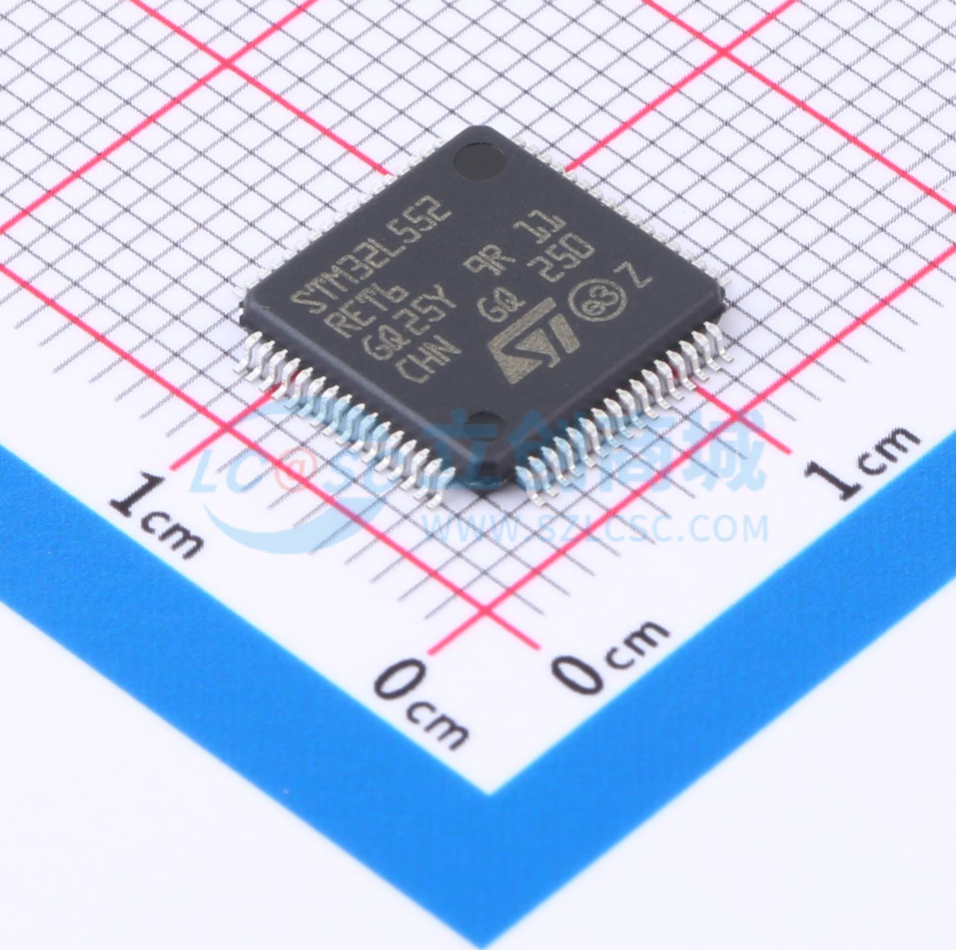 点击查看大图 STM32L552RET6实物图