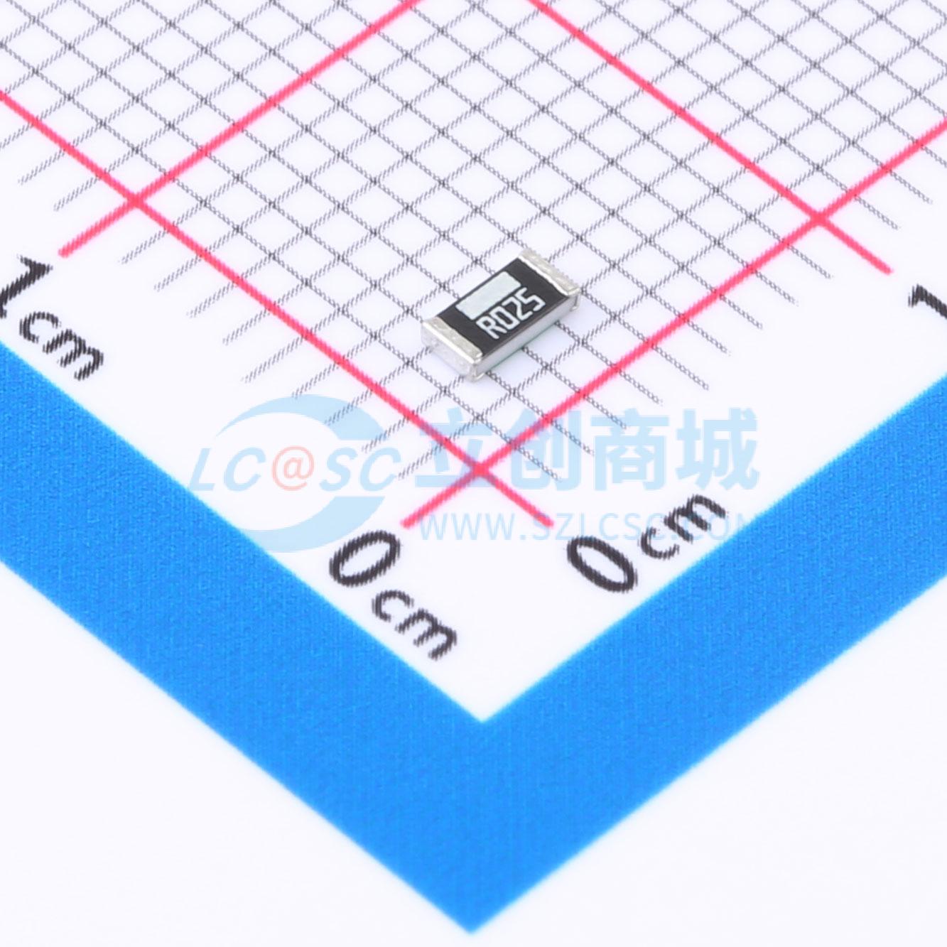 点击查看大图 PE1206FRF070R025L实物图