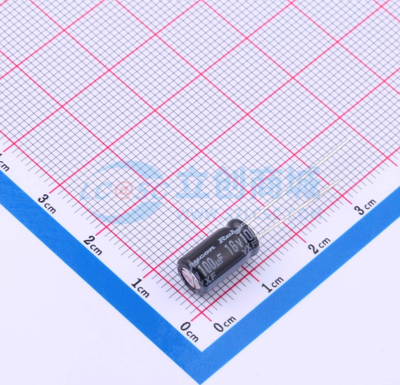 点击查看大图 16YXF100MEFC6.3X11实物图