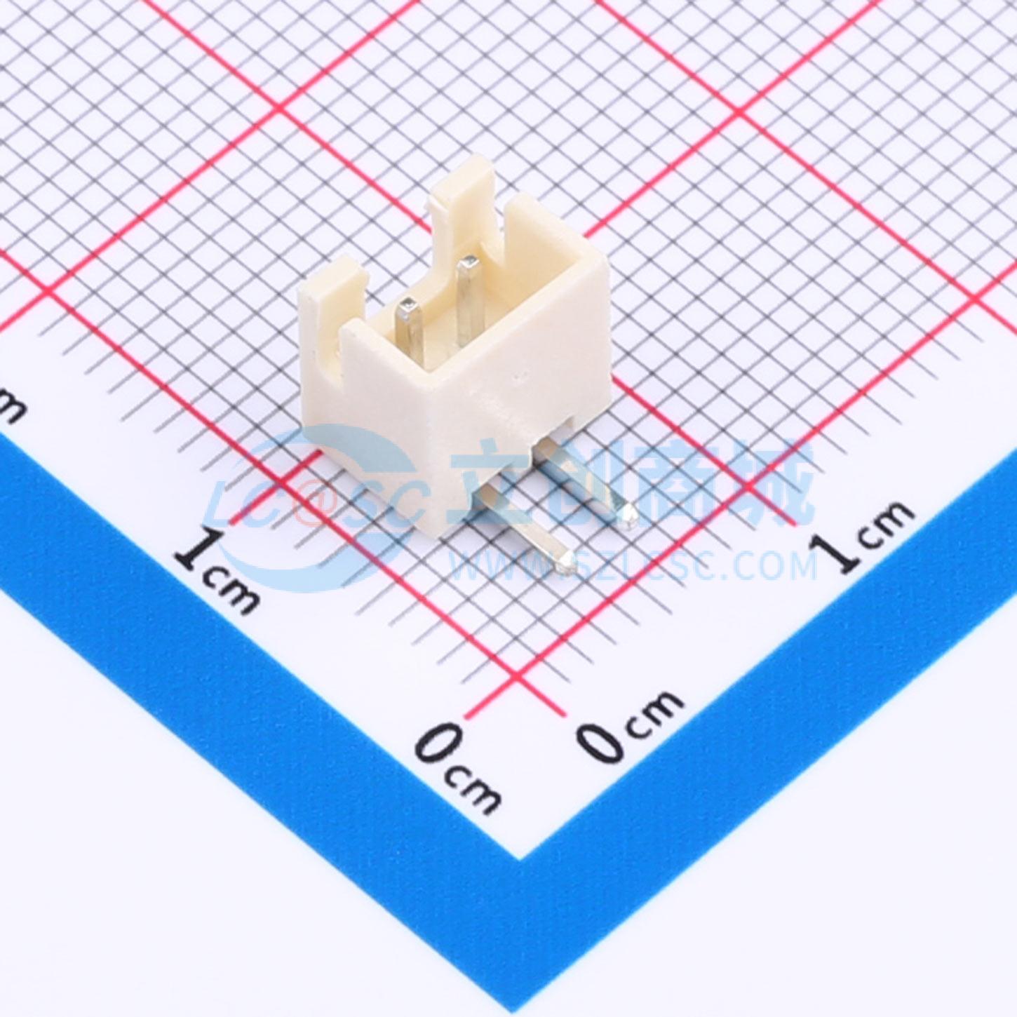 点击查看大图 2.54mm-2P WZ-MS实物图