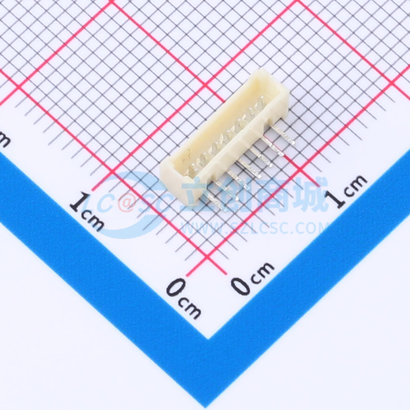 点击查看大图 1.25mm-7P WZ-MS实物图