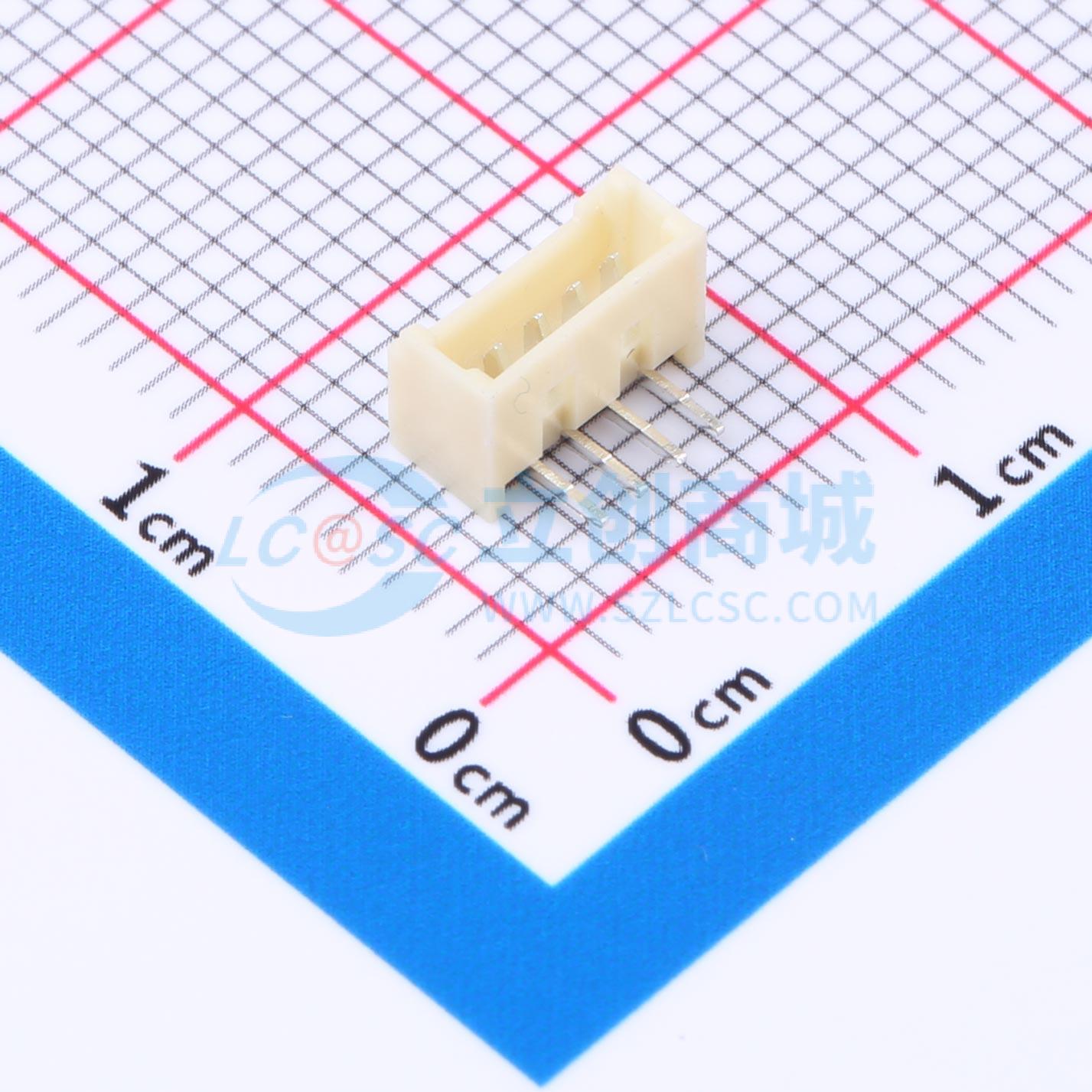 点击查看大图 1.25mm-4P WZ-MS实物图