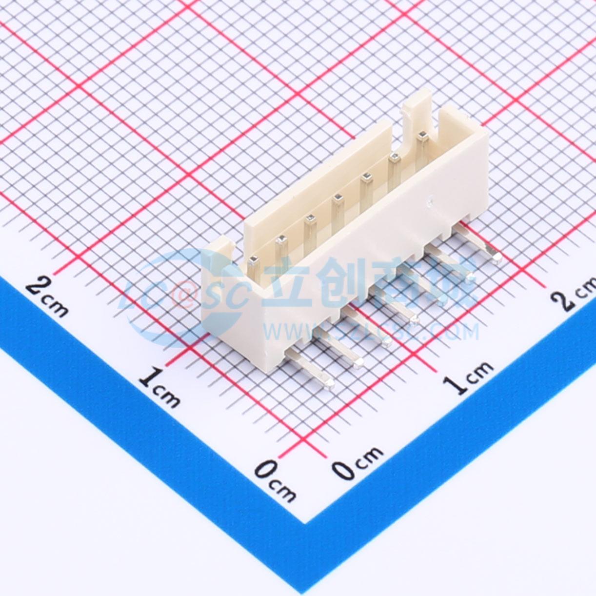 点击查看大图 2.54mm-7P WZ-MS实物图