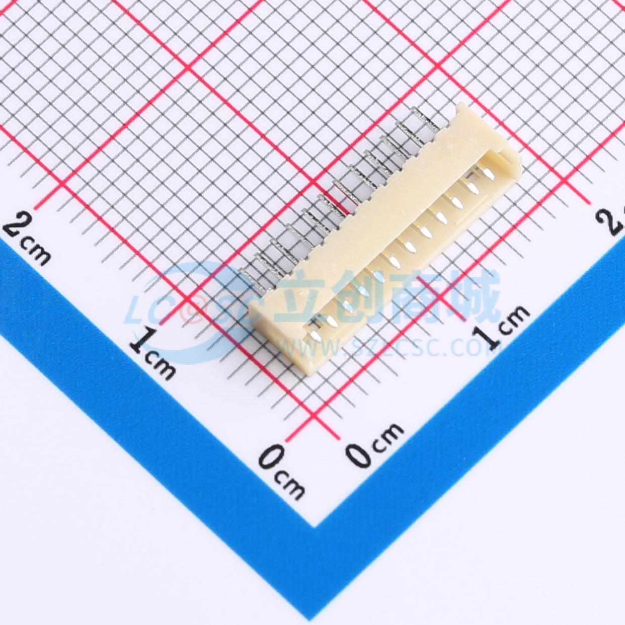 点击查看大图 1.25mm-12P ZZ-MS实物图