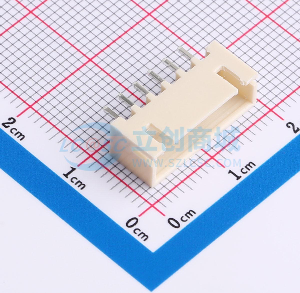 点击查看大图 2.54mm-6P ZZ-MS实物图