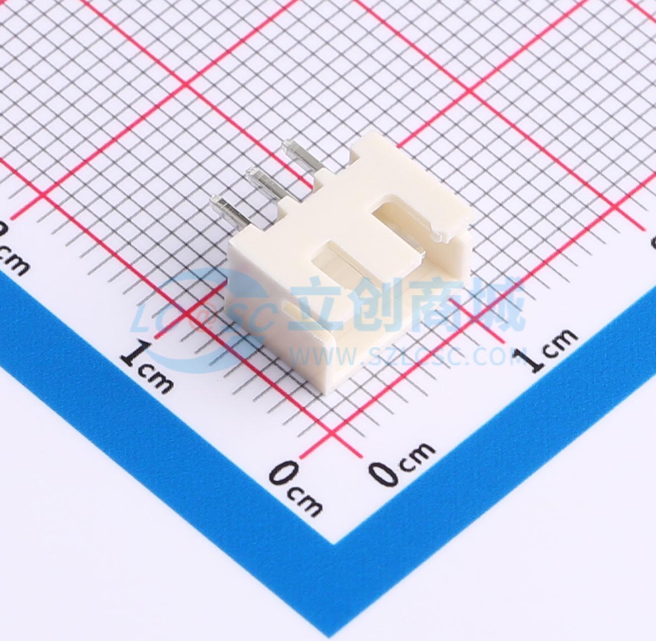 点击查看大图 2.54mm-3P ZZ-MS实物图