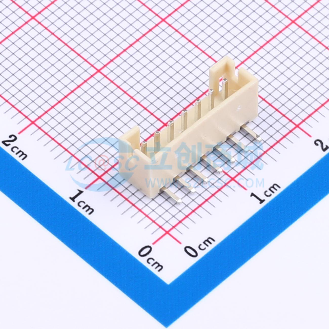 2.0mm-7P WZ-MS实物图