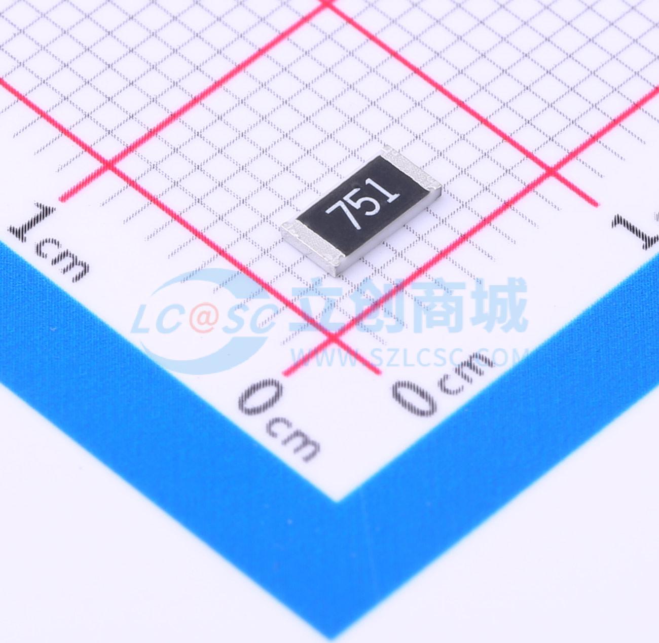 点击查看大图 RK73B2HTTE751J实物图