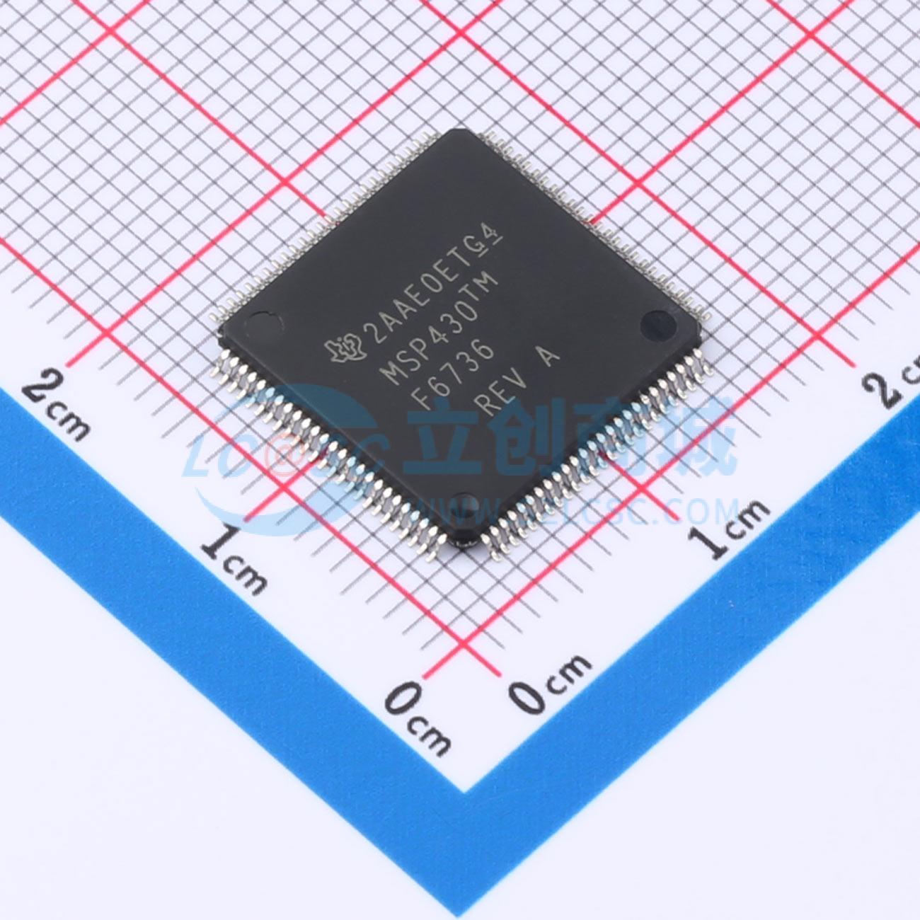 MSP430F6736IPZR实物图