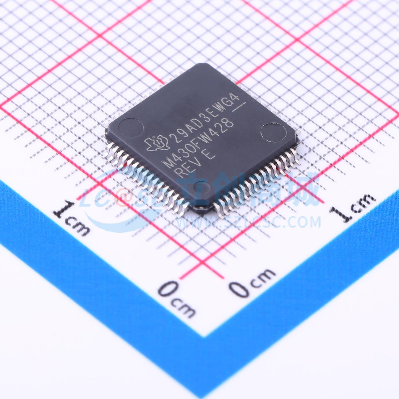 点击查看大图 MSP430FW428IPMR实物图