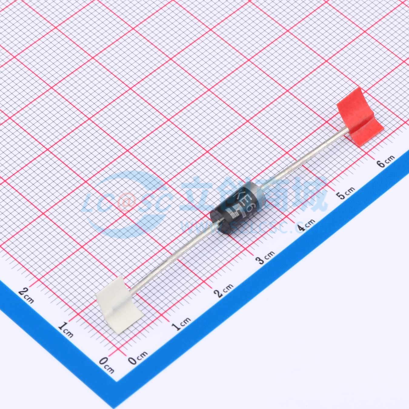点击查看大图 1.5KE6.8A实物图