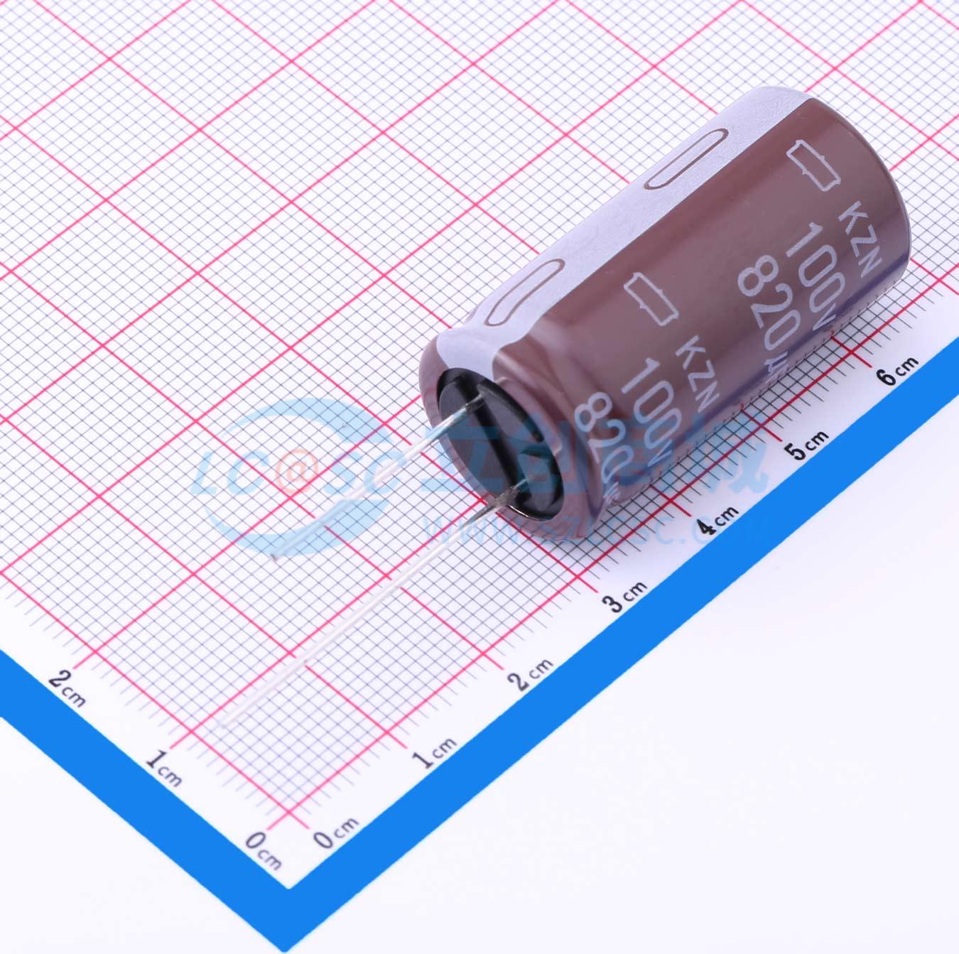 点击查看大图 EKZN101ELL821MMP1S实物图