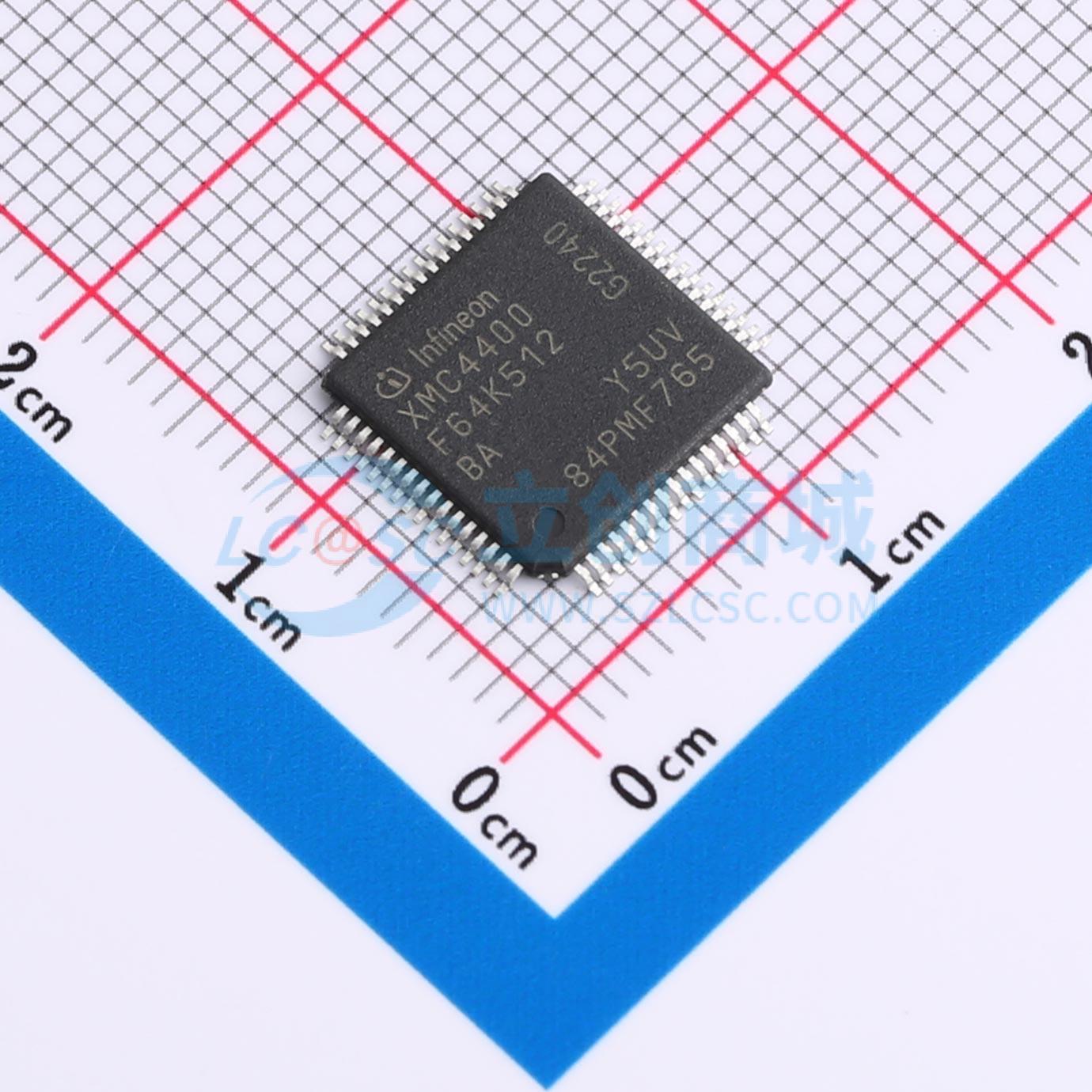 XMC4400F64K512BA实物图