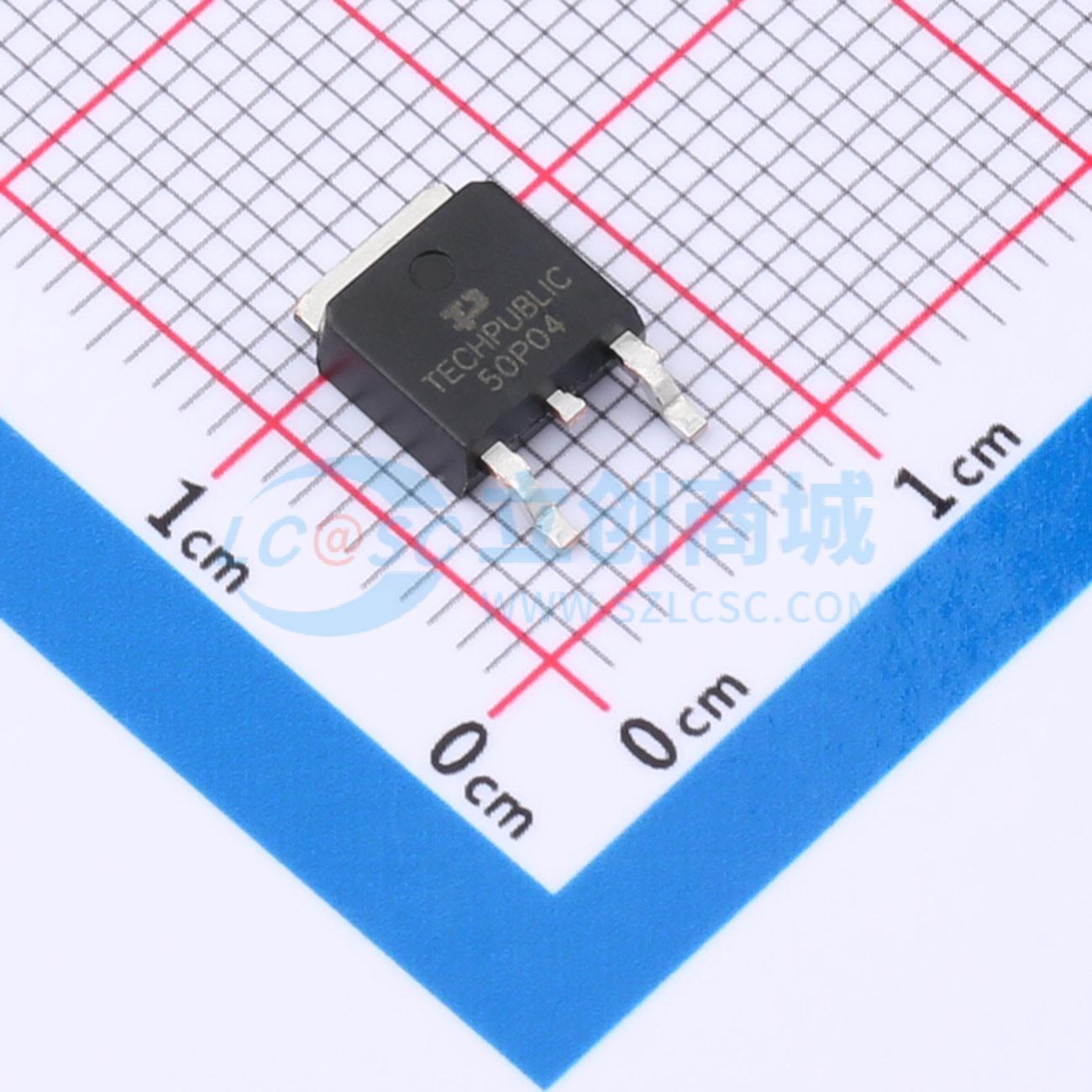 点击查看大图 SUD50P04实物图