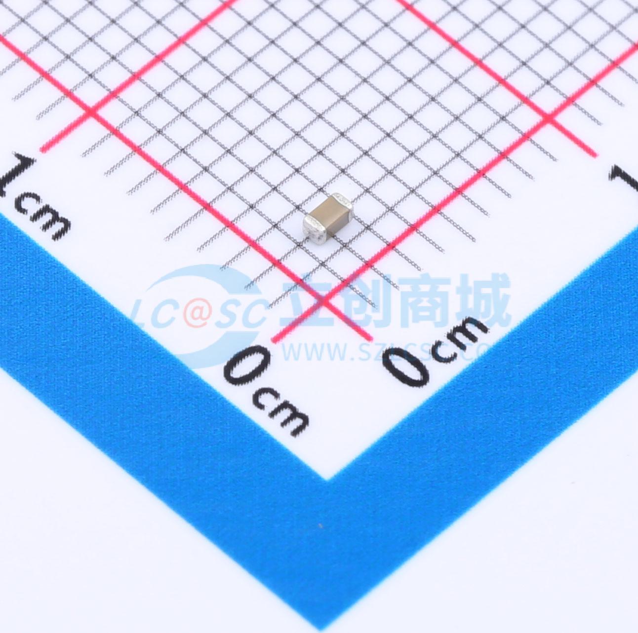 点击查看大图 GRT188R61H105ME13D实物图