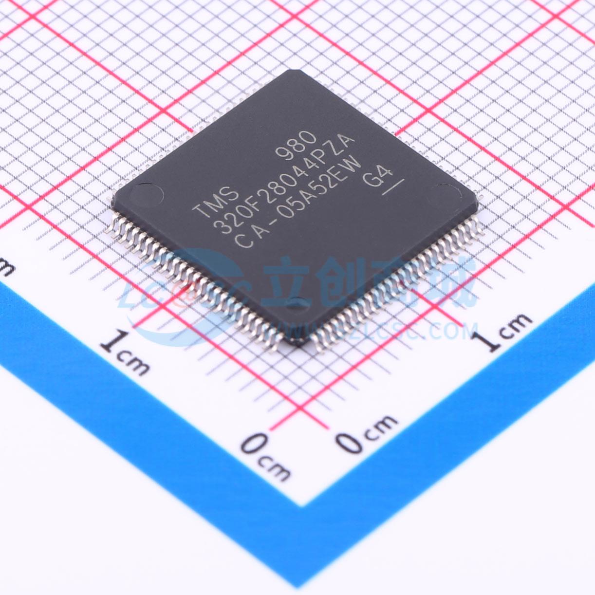 TMS320F28044PZA实物图