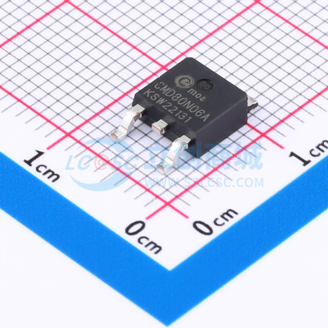 点击查看大图 CMD80N06A实物图