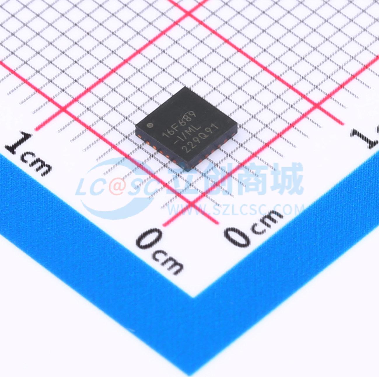 点击查看大图 PIC16F689-I/ML实物图