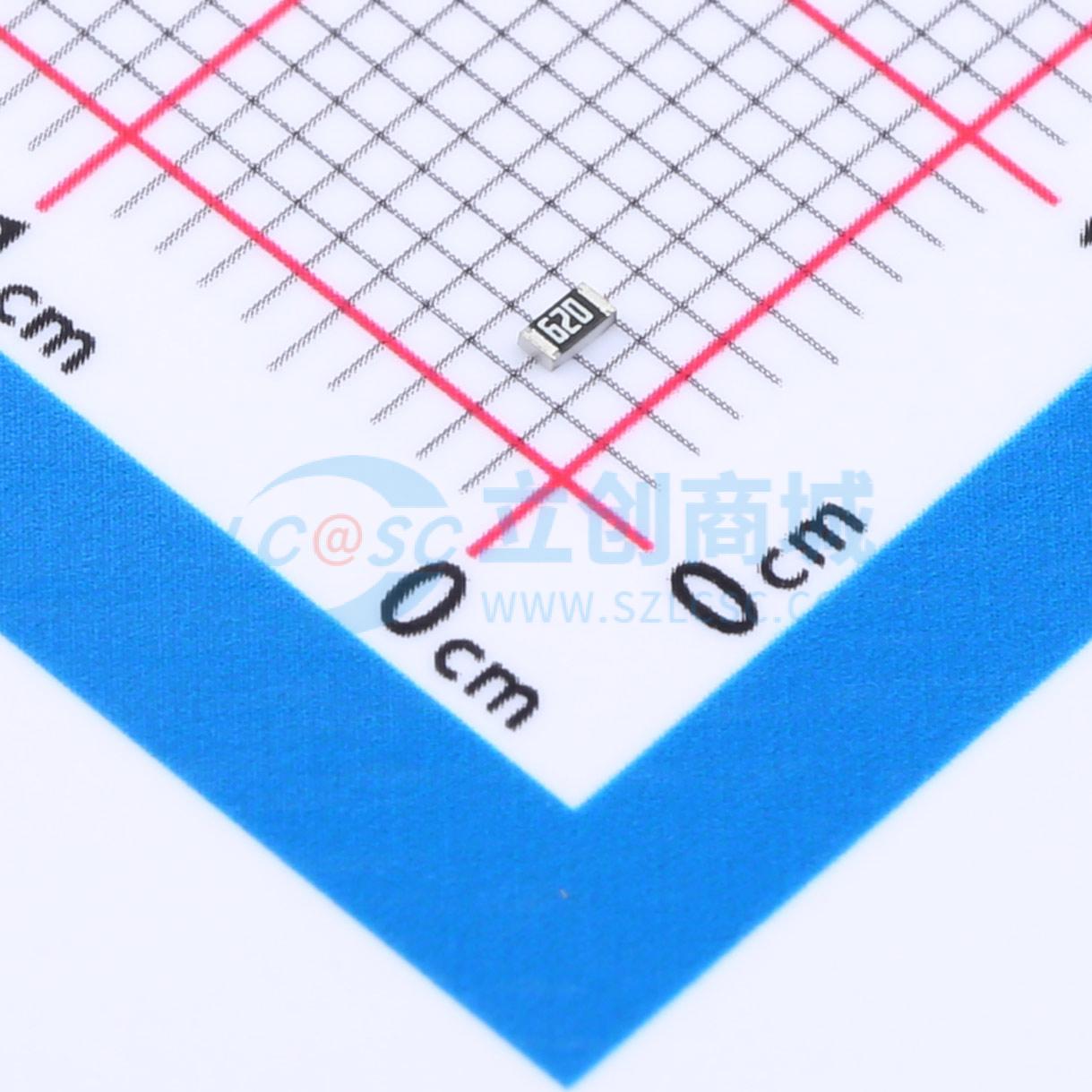 点击查看大图 RC0603JR-0762RL实物图