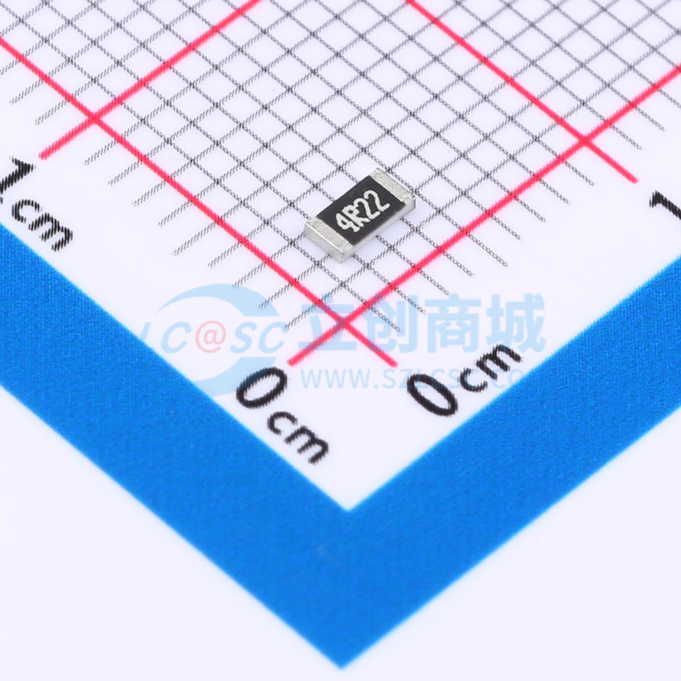 点击查看大图 CR1206F44R22G实物图