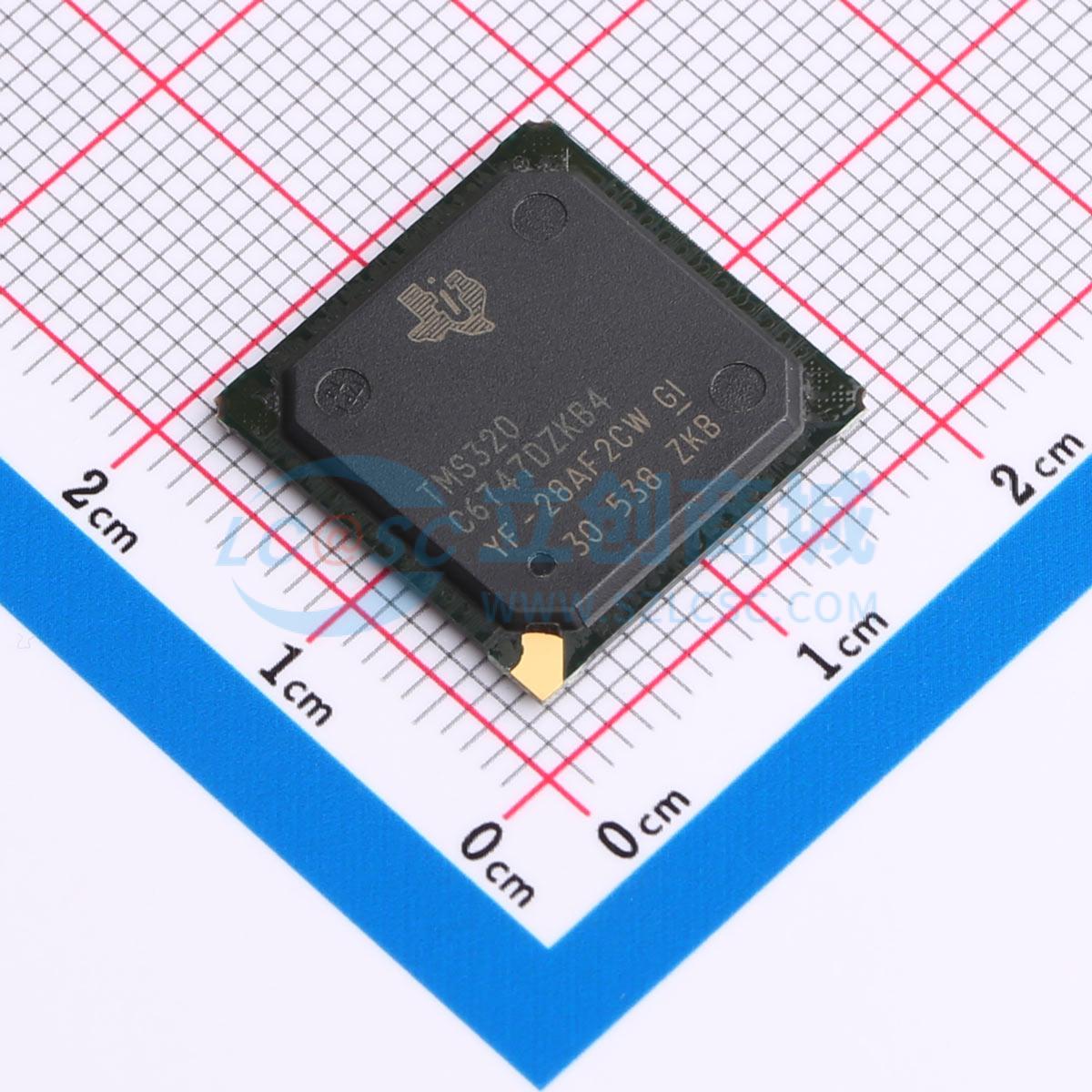 TMS320C6747DZKB4实物图